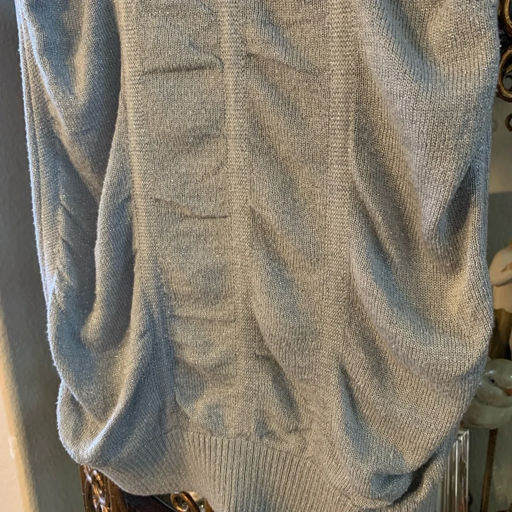 Juno New York Silver Sparkle Sweater